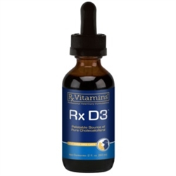 Rx Vitamins Rx D3 Dog & Cat Supplement, 2 oz Dropper Bottle