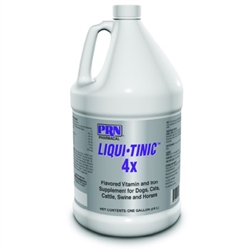 Liqui-Tinic 4X Flavored Vitamin & Iron Supplement For Cattle, Swine and Horses, Gallon