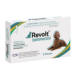 Revolt (Selamectin) Topical Parasitide For Dogs 40.1-85 lbs, 6 Doses
