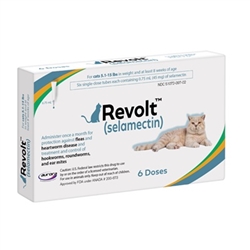 Revolt (Selamectin) For Cats 5-15 lbs, 6 Doses
