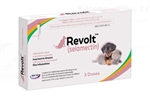 Revolt (Selamectin) Topical Parasitide For Puppy and Kitten Under 5 lbs,  3 Doses