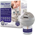 FELIWAY Optimum Enhanced Calming Pheromone Diffuser Kit, 30 Day Starter Kit (48ml)