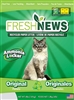 Fresh News Cat Litter, Original Pellets, 12 lbs - Non-Toxic, Unscented, Dust-Free Litter