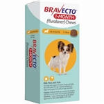 BRAVECTO 1-Month Chews For Dogs and Puppies 4.4-9.9 lbs, 1 Chew YELLOW