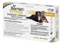 Barrier (imidacloprid + moxidectin) Topical Solution For Dogs 88.1-110 lbs