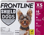 Frontline Shield For Dogs 5-10 lbs, 6 Tubes