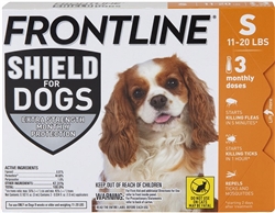 Frontline Shield For Dogs 11-20 lbs, 3 Tubes