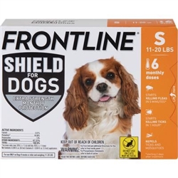 Frontline Shield For Dogs 11-20 lbs, Purple 6Tubes