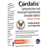 Cardalis Chewablet Tablets, 20mg/2.5mg, 30 Count