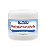 Davis Hydrocortisone Pads, 50 Count
