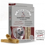 Tartar Shield Soft Rawhide Chews for Large Dogs, 8-count box, dental health dog treats