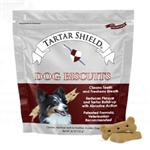 Tartar Shield Dog Biscuits, 26 oz resealable bag, about 60 dog biscuits for canine dental health