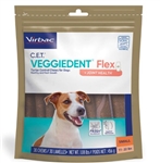 CET Veggiedent Flex Chews for Dogs, Small, 30 Count