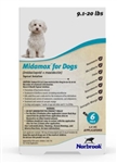 Midamox Topical for Small Dogs 9.1-20lbs, 6 Dose Card