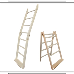 Whitewash LadderRack Quilt Display Ladder- 7 Rung Model