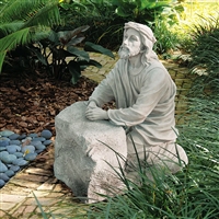 jesus in the garden of gethsemane statue
