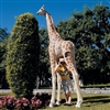 mombasa the friendly garden giraffe statue