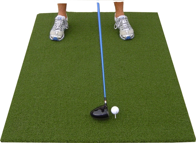 36 inches x 59 inches Matzilla Wood Tee Golf Mat