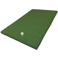 28 Inches x 60 Inches Wood Tee Golf Mat