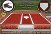 Clay 7 Feet x 12 Feet Pro Ball Synthetic Turf For Baseball or Softball Hitting Mat - Inlaid Home Plate