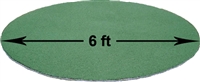 6 Feet On Deck Circle Green