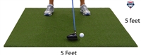 5 Feet x 5 Feet Pro Residential Golf Mat
