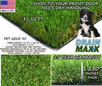 Pet Gold 55 Synthetic Turf Artificial Grass