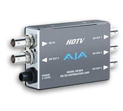 AJA HD5DA 1x4 Serial Digital Distribution Amplifier