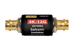 4K/12G Galvanic Isolator - In Line / Tubular Model