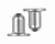 Warrior Proto Rail On/Off Aluminum Button Kit - Silver