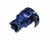 Warrior Spyder Clamping Feed Neck - Holes - Blue