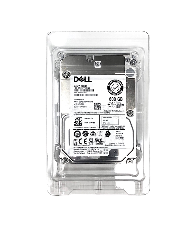 1UU230-150 Dell Seagate SAS 600GB 15000 RPM 2.5 inch SAS Hard Drive for  PowerVault and PowerEdge