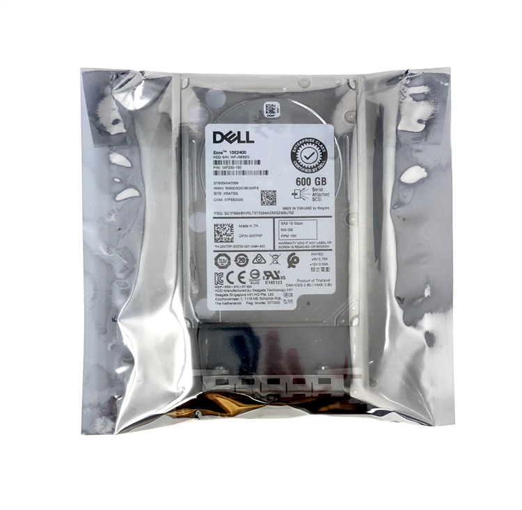 6DWVP Dell Certified 600GB 10K RPM 2.5 inch SAS 12Gbps 13G hard drive for  Poweredge servers