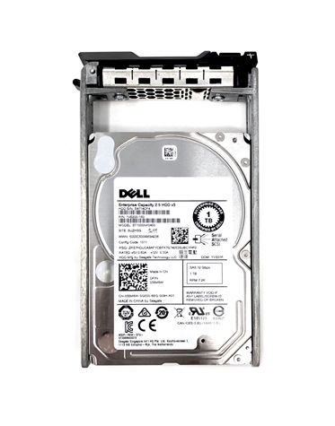 Dell 1TB 7200 RPM 2.5" SAS 12Gbps, 13G hot-plug hard drive
