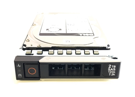 Dell 2TB 7200 RPM 2.5in SAS 512n 12Gbps, 14th Gen hot-plug hard drive.
