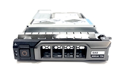 Part# HYB-MD600GB15K3.5-38F - Original Dell 600GB 15000 RPM 3.5" SAS hot-plug hard drive installed into hybrid kit. (these are 2.5 inch drives that includes converters and 3.5" trays for installation into 3.5" slots for your Dell MD Arrays)