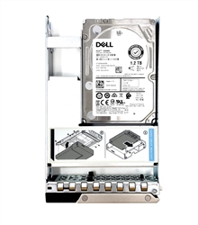 Part# HYB-PE1.2TB10K3.5-GEN14 - Original Dell 1.2TB 10000 RPM 2.5" 12Gb/s SAS hot-plug hard drive installed into hybrid kit. (these are 2.5 inch drives that includes converters and 3.5" trays for installation into 3.5" slots for your MD-Series Gen14