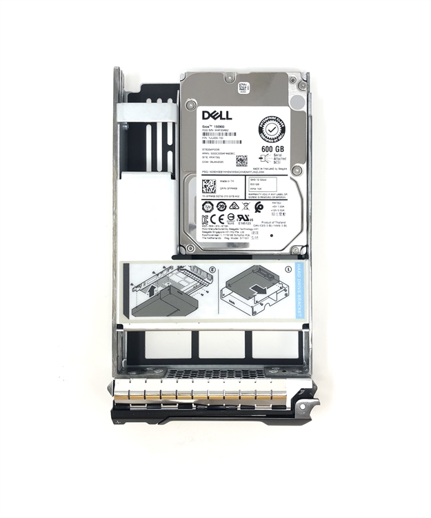 Certified Dell 600GB 15K Hybrid 2.5 to 3.5 inch SAS hard drive and
