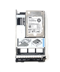 Part# HYB-PE900GB10K3.5-38F - Original Dell 900GB 10000 RPM 3.5" SAS hot-plug hard drive installed into hybrid kit.  (these are 2.5 inch drives that includes convertors and 3.5"  trays for installation into 3.5" slots )