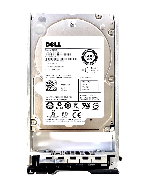 G11 & G12 - Dell 600GB 10K SAS 6gbps 2.5 inch Hard Drive PowerEdge Servers
