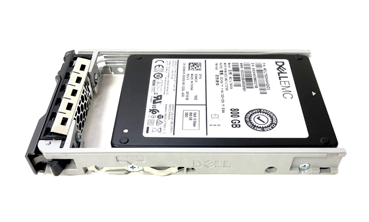 Dell 800GB SSD SAS MIX MLC 12Gbps 2.5 inch hot-plug drive. Comes w/ 2.5  drive and 2.5 tray for 13th MD Arrays.