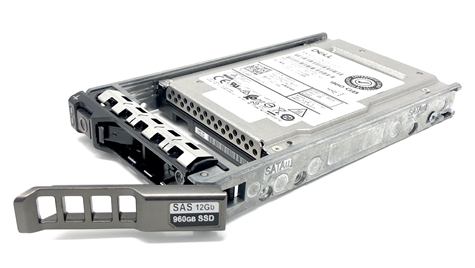 Dell 960GB SSD SAS MIX MLC 12Gbps 2.5 inch hot-plug drive. Comes w/ 2.5" drive and tray for 11th & 12th MD Arrays