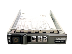 Dell 960GB SSD SATA 6Gbps 2.5 inch hot-plug drive. Comes w/ 2.5" drive and 2.5" tray for 11G & 12G PowerEdge Servers