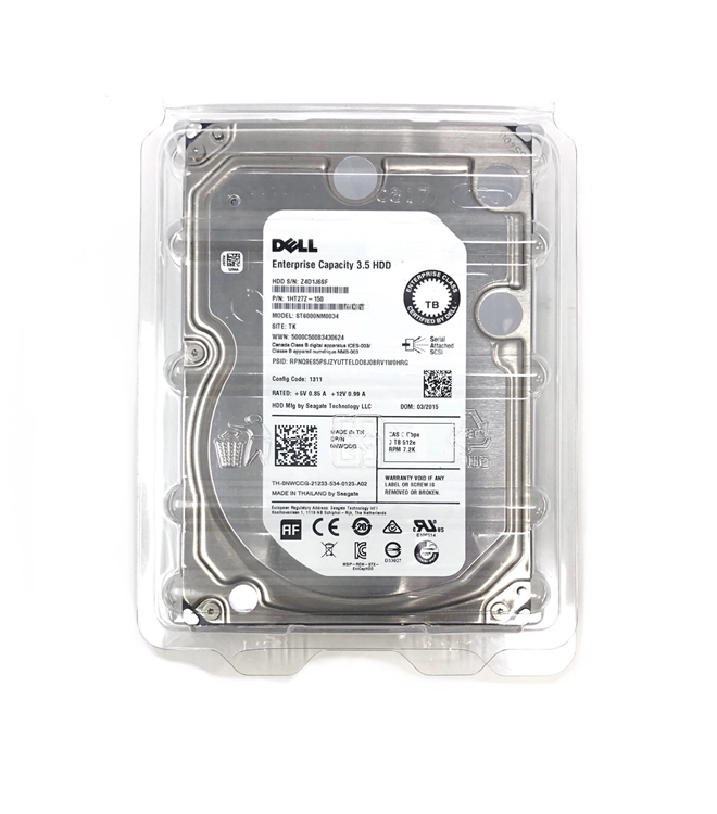 Buy ST1000NM0005 Dell Seagate 1TB 7.2K 12Gbps SAS 3.5 inch Hard Drive for  PowerEdge and PowerVault