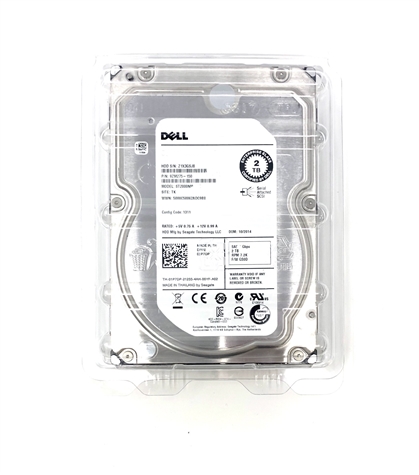 photo of Dell Seagate 2TB 7.2K 12Gbps 3.5-inch SAS HDD Hard Drive