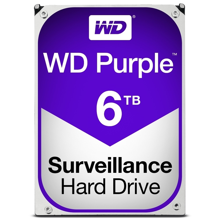 Western Digital Purple WD60PURZ 6TB 5400RPM SATA 6.0Gbps 64MB Cache 3.5"  Hard Drive