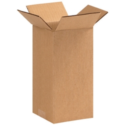 BOX 040408 4x4x8 Corrugated Shipping Boxes