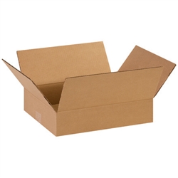 BOX 120902 12x9x2 Flat Corrugated Shipping Boxes