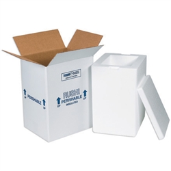 FIS C212 Foam Insulated Shipping Boxes 8x6x12