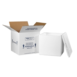 FIS C240 Foam Insulated Shipping Boxes 13x13x12.5